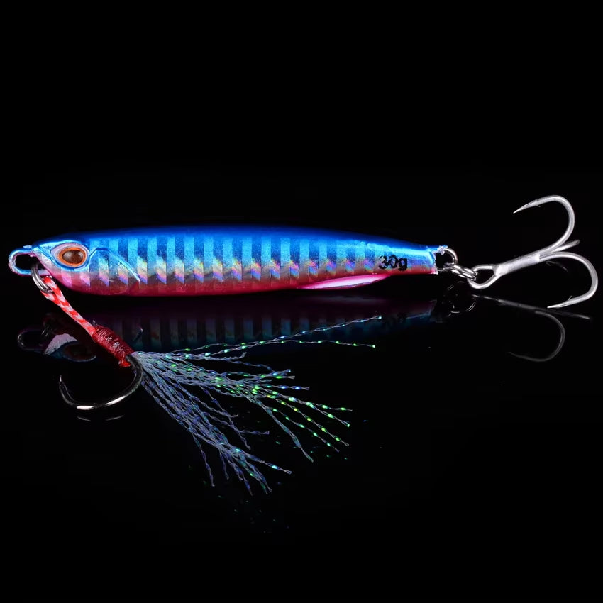 2023 Metal Jig Fishing Lure Weights 10G-40G Trolling Hard Bait Bass Sea Fishing Lures Tackle Trout Jigging Lure Jigs Saltwater