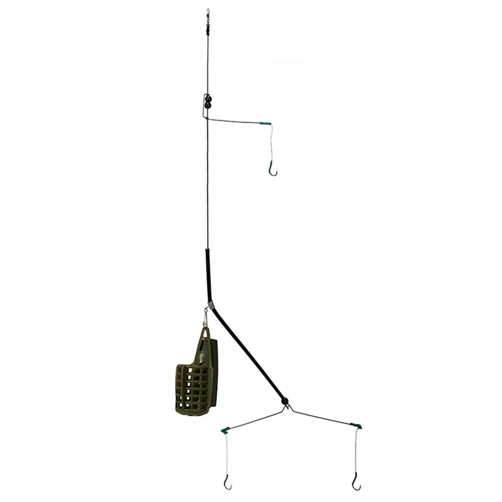 60Cm Carp Fishing Feeder Basket Feeder Baits Cage Fishing Baits Cage Baits Cage Beater Cage Feeder with Sinker