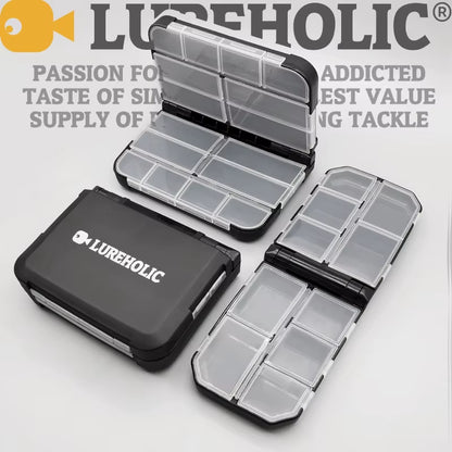 Fishing Tackle Boxes for Lure Accessories Storage Snap, Swivel, Jig Head, Hooks, Aji Lure Baits,Tungsten Weights, Etc