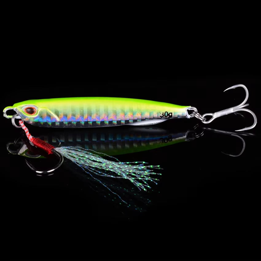 2023 Metal Jig Fishing Lure Weights 10G-40G Trolling Hard Bait Bass Sea Fishing Lures Tackle Trout Jigging Lure Jigs Saltwater