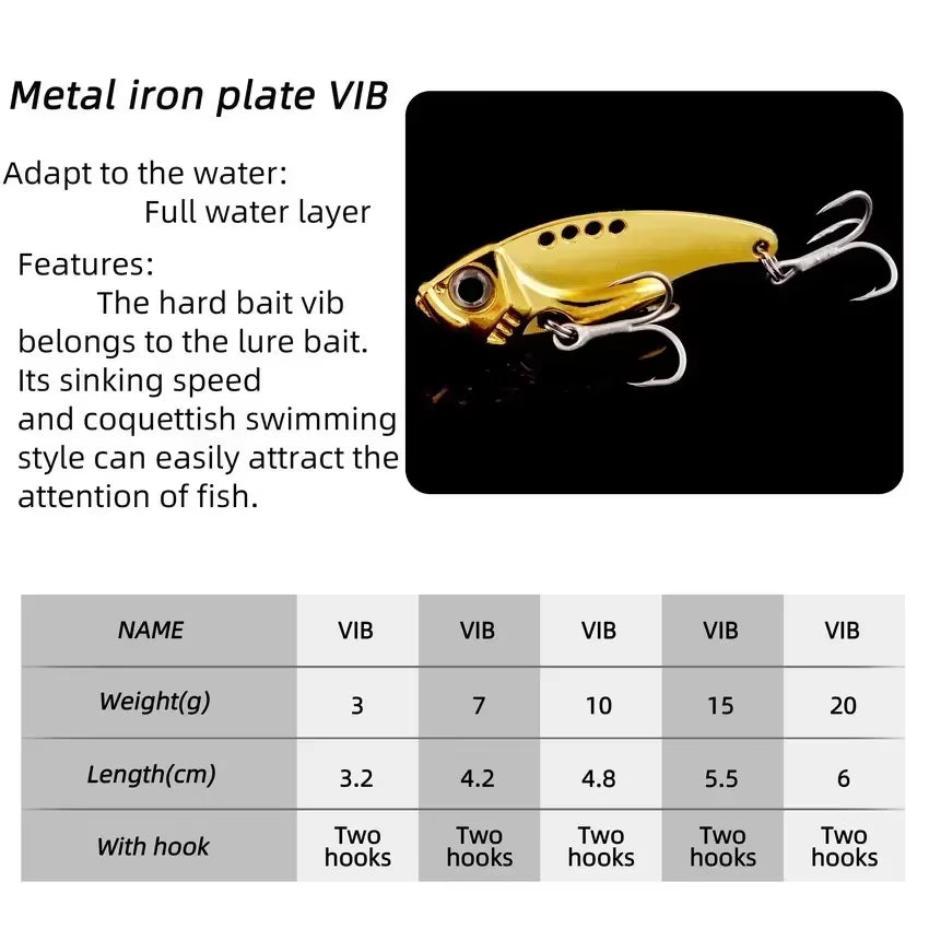 12Pcs Fishing Lures Spoon for Pike 3G 7G 10G 15G 20G Treble Hook Spoon Wobble Metal Hard Bait Vib Spoonbait Fishing Tackle Lure