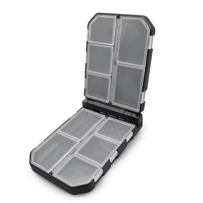 Fishing Tackle Boxes for Lure Accessories Storage Snap, Swivel, Jig Head, Hooks, Aji Lure Baits,Tungsten Weights, Etc